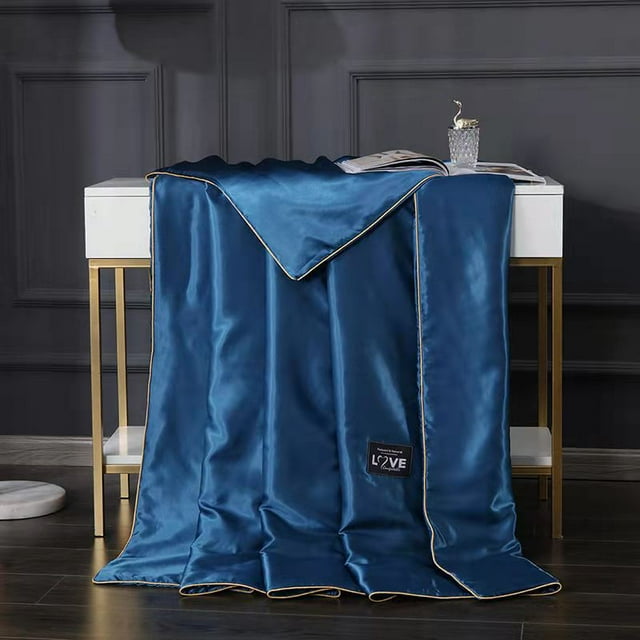 Luxury Rayon Quilted Quilt Queen High End Spring Summer Satin Quilts