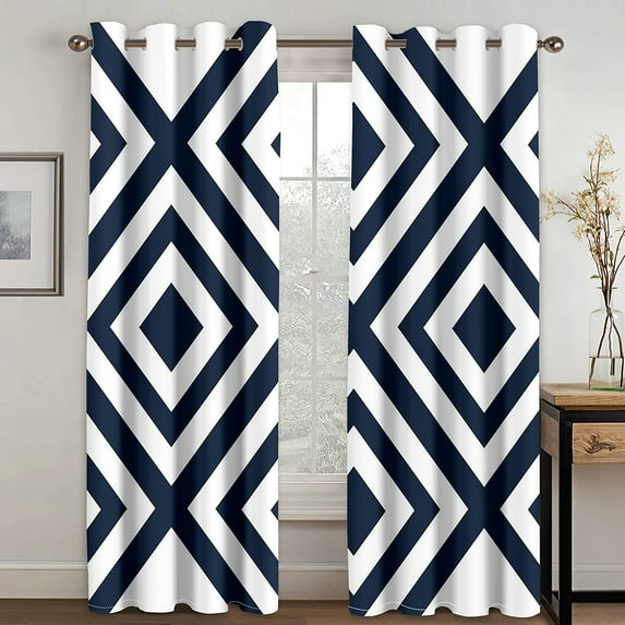 Luxury Red Gold Abstract Pattern Modern Saba Window Curtains Blinds for Kids Bedroom Living Room Kitchen Door Home r 2Pieces