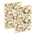 thumbnail image 1 of Luxury Retro Flowers Notebooks 2 Pcs 1-subject Journal 60 Sheets A5 College Ruled Paper Detachable Ring 8.3"x5.7", 1 of 8