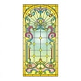 thumbnail image 1 of Luxury Retro Frosted Privacy Static Stained Church Window Film PVC Opaque Decors, 1 of 13