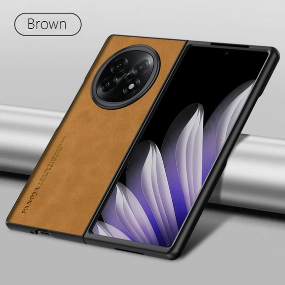 Luxury Retro Leather Skin Feel Case For OPPO Find N5 FindN5 5G Shockproof Matte Silicone Soft Case Cover