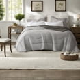 thumbnail image 1 of Luxury Reversible TENCEL Bedding Sets Oversized King/Cal King Comforter Gray, 1 of 10