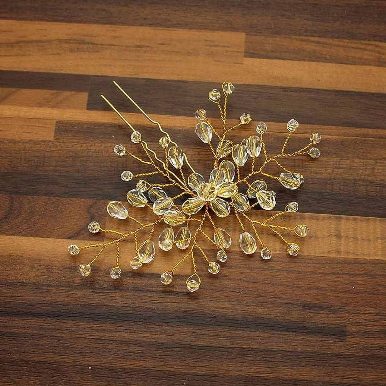 Luxury Rhinestone Crystal Hair Pins/Sticks for Women and Girls Hair