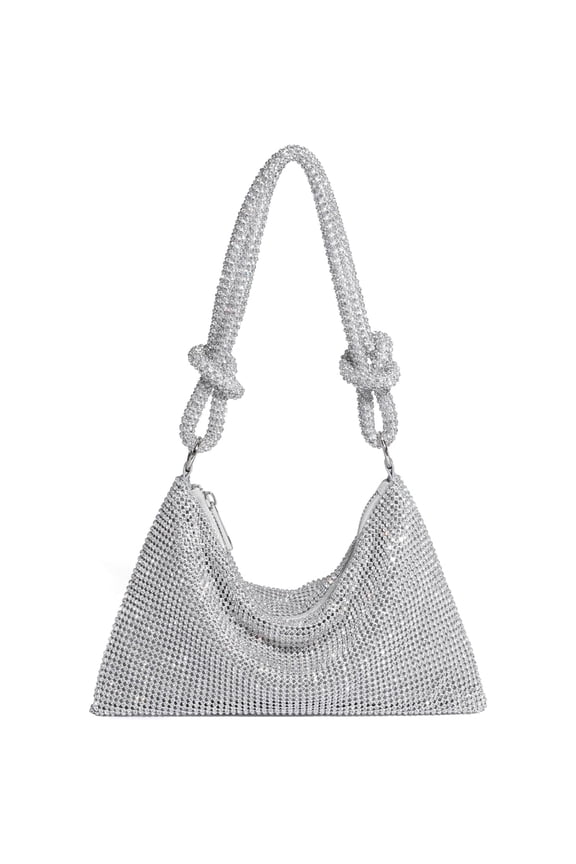 Luxury Rhinestone Evening Purse for Women - Sparkling Glitter Mini Party Bag, Prom Wedding Clutch, Fashion Handbag for Bride, Date Night, Formal Events