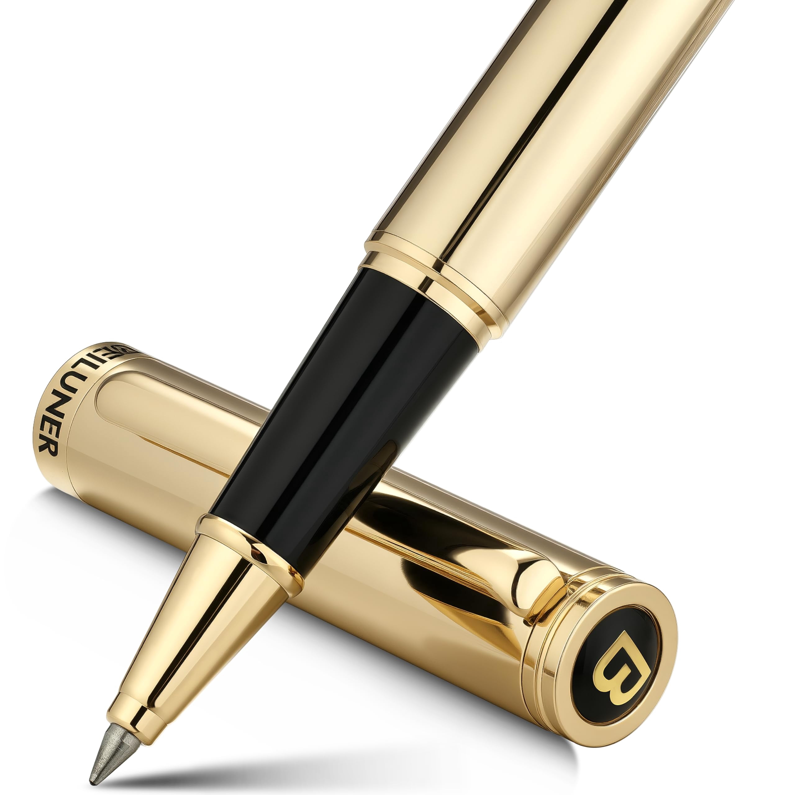 Luxury Rollerball Pen  Stunning Pens With Finish Noble And Elegant Designs Ink Refill Fancy Gift Set For Men & Women Executive Writing Office Nice Graduation