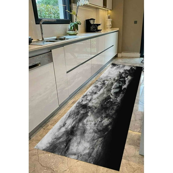 Luxury Rugs, Black Rugs, Classic Rug, Modern Rug, Office Decor Rug, Smoking Rugs, Smoke Rug, Smoking Rugs Cute Rugs, Outdoor Rug, Loft Decor, 2.3'x3.3' - 70x110 cm