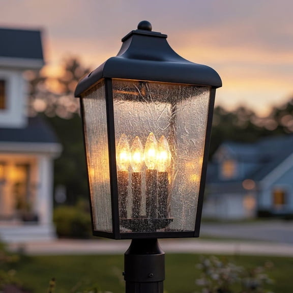 Luxury Rustic Post Light, Olde Bronze, UKC10029