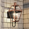 thumbnail image 1 of Luxury Rustic Wall Sconce, Large Size: 23.5H x 10.5"W, with Tudor Style Elements, Rustic Copper Finish, UQL1370 from the Paris Collection by Urban Ambiance, 1 of 5