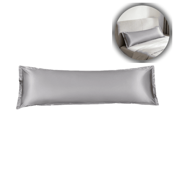 Luxury Satin Body Pillowcase with Waterproof Layer, Soft and Breathable for Comfortable Sleep, Perfect for Bedroom and Rest Use