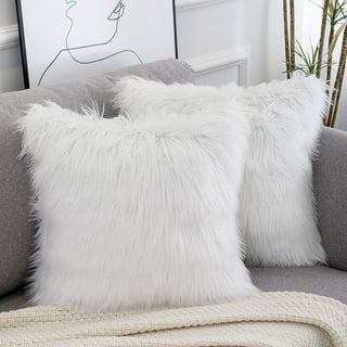 Fuzzy top floor pillow