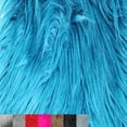 thumbnail image 1 of Luxury Shag Faux Fur-Christmas Fuzzy-Fabric by The Yard-Fluffy, Soft, Shaggy Mohair-for Sewing, Costumes, Plush Toys, Apparel, Decoration, Gnome Beard Miniature- Teal(Style #5002), 1 of 3