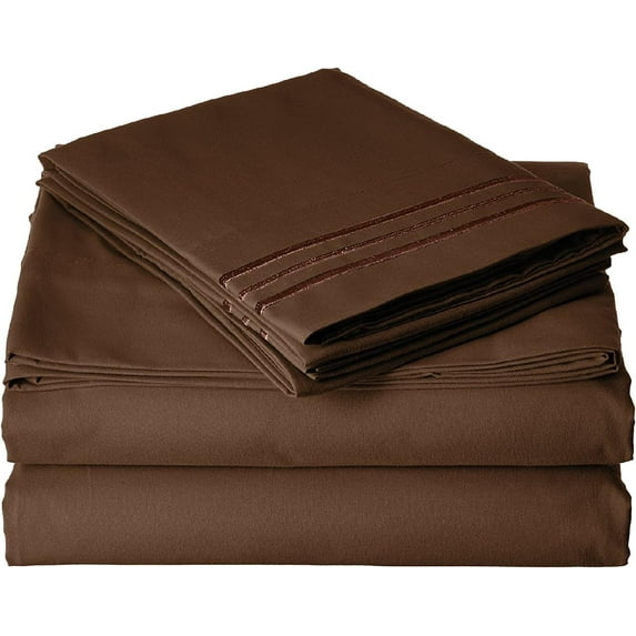 Luxury Silky-Soft 1800 Series Premium Collection - Wrinkle-Free Bed Sheet Set, Deep Pocket up to 16 inch.