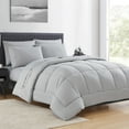 thumbnail image 1 of Luxury Silver 7-piece Bed in a Bag Down Alternative Comforter Set, Full, 1 of 5