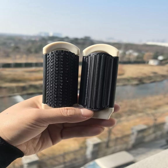 Luxury Silver Plated Travel Folding Hair Brush Air Cushion Massage Comb with Bow Design for Women