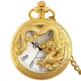 thumbnail image 1 of Luxury Skeleton Dragon Quartz Pocket Watch With Chain For Men Women Boys Dragon Lovers Roman Pocket Watch Gift For Father's Day Xmas Birthday, 1 of 6