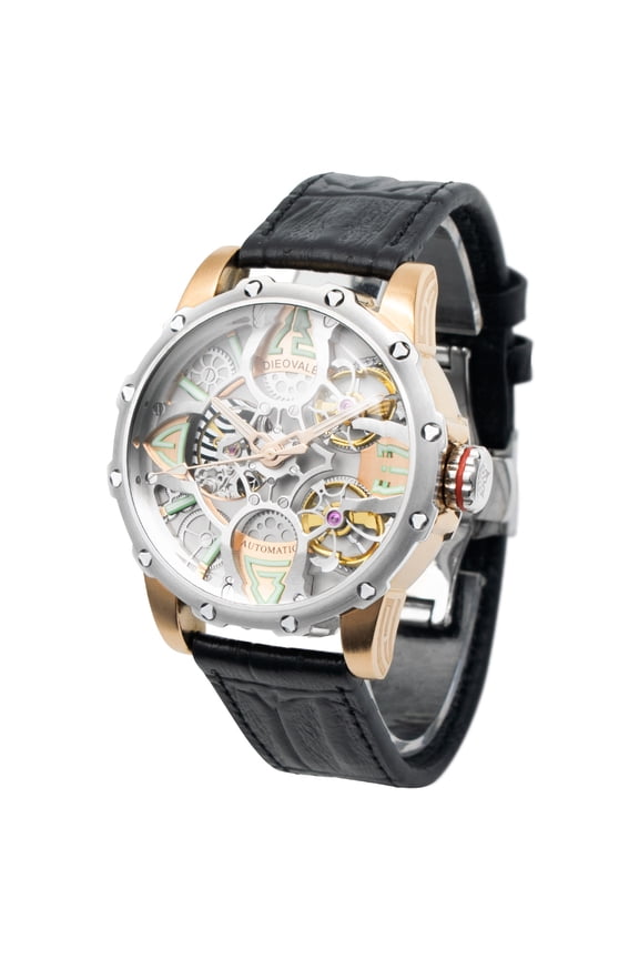 Luxury Skeleton Hollow Men's Automatic Mechanical Watch, Waterproof Design