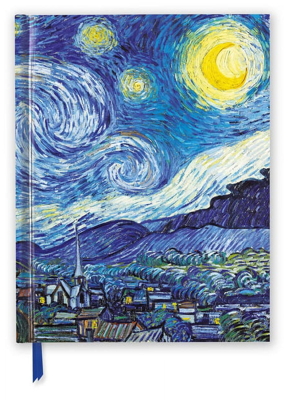 Vincent Van Gogh Starry Night Hardcover Sketch Book with Foil Cover