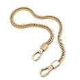 thumbnail image 1 of Luxury Small Handbag Snake Shape Bone Chain Cross-span Metal Covered Chain Replace Women's Bag Straps Replacement, 1 of 9