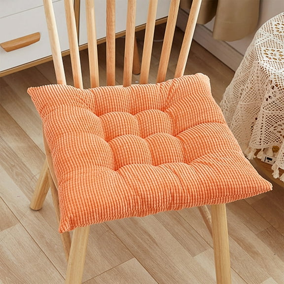 Luxury Sofa Cushion | Living Room, Windowsill, Futon Seat Pad | Soft 100% Polyester | 40x40cm | Textured, Non-slip, Easy Clean | Purple, Blue, Coffee, Orange, Yellow | Plush Comfort for Home