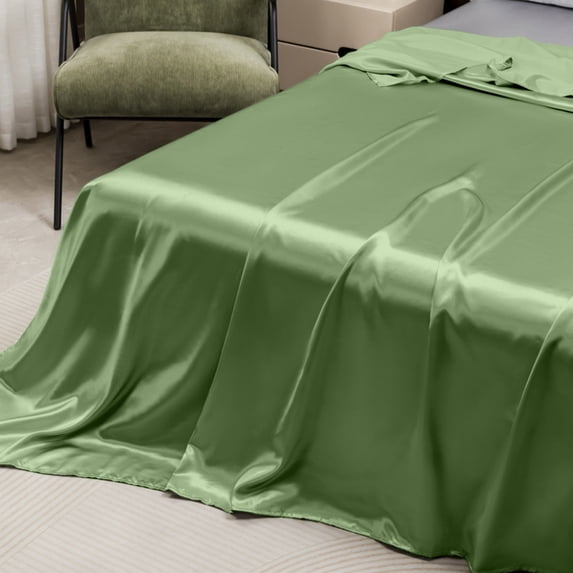 Luxury Soft Bed Sheets - Smooth Silk-Like Satin Fabric,66.93x90.55 in