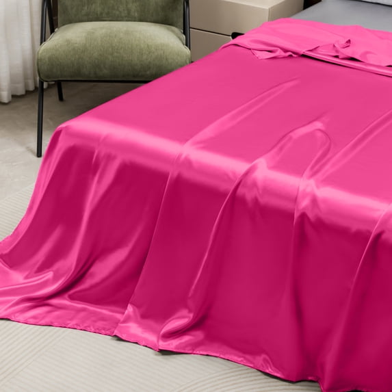 Luxury Soft Bed Sheets - Smooth Silk-Like Satin Fabric,66.93x90.55 in
