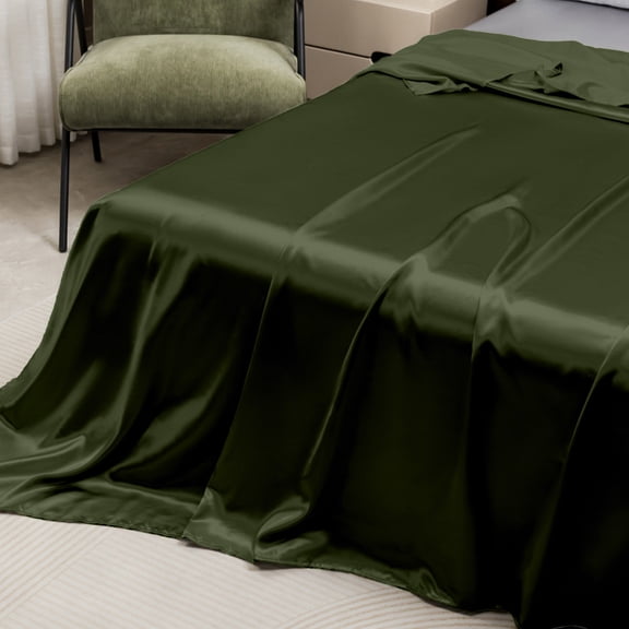 Luxury Soft Bed Sheets - Smooth Silk-Like Satin Fabric,66.93x90.55 in