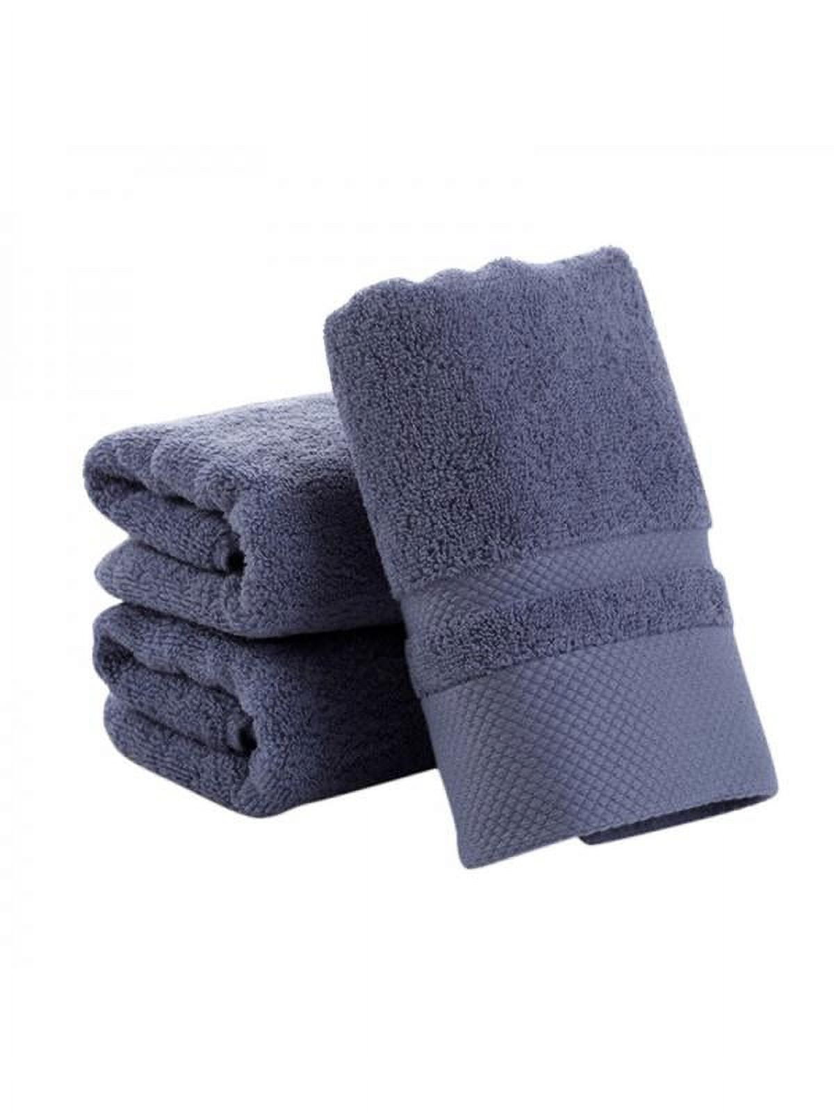 Infinitee Xclusives 100 Turkish Cotton Wash Cloths 13×13 Inches Pack of 4 Face Towels Grey