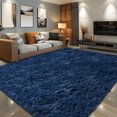 thumbnail image 1 of Luxury Soft Fluffy Shag Rugs - Modern Plush Non-Slip Accent Carpet For Indoor Home Decor: Bedroom, Living Room, Dorm & Apartment (Floor Protection & Style Upgrade), 1 of 10
