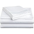 thumbnail image 1 of Luxury Soft Microfiber Sheet Set with Embroidered Pillow Cases, Full, White, 1 of 1