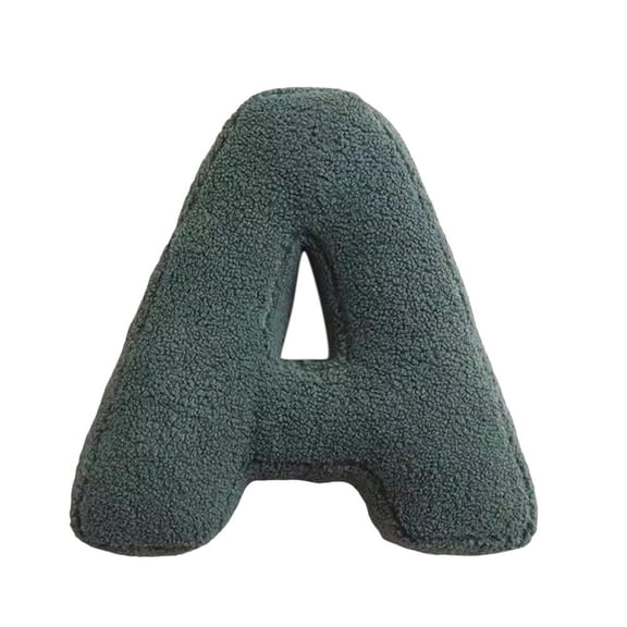 Letter Pillow,Cute English Alphabet Pillow,Soft Plush Letter Decorative Throw Pillows Cushion for Living Room Sofa Couch Bed Car Decoration