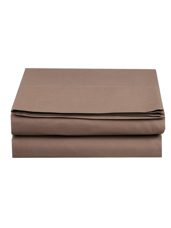 Luxury Soft Set of 2 - Full Fitted Sheet, Microfiber 16" Deep Pocket Fitted Sheets, Taupe