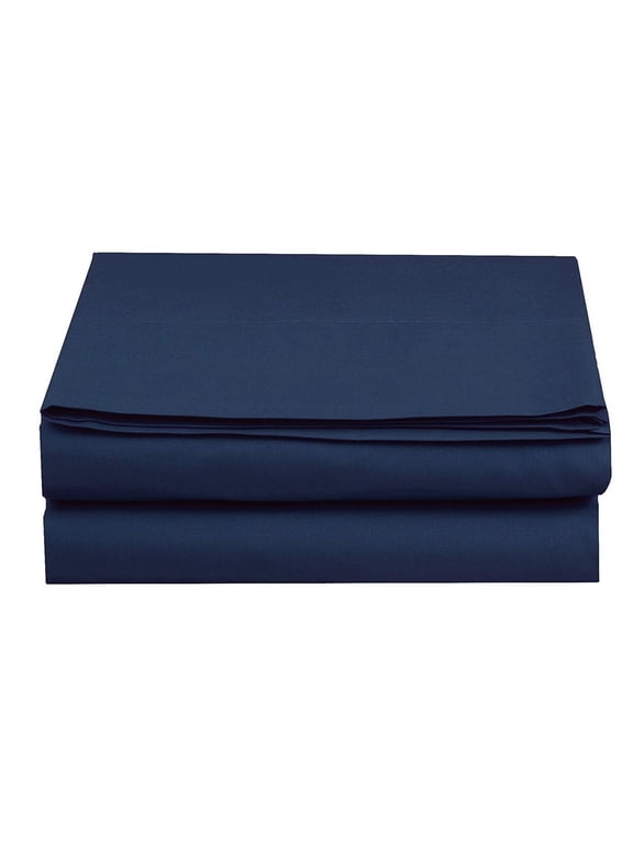 Luxury Soft Set of 2 - King Fitted Sheet, Microfiber 16" Deep Pocket Fitted Sheets, Navy Blue