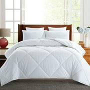 Luxury Solid All Season Comforter Machine Washable Down Alternative Comforter Duvet Insert
