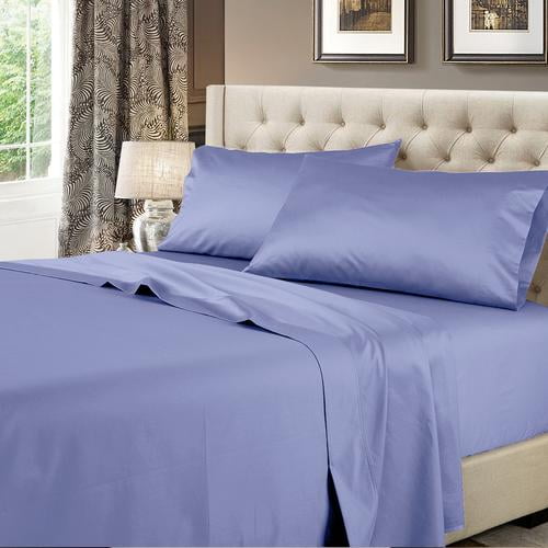King Periwinkle Egyptian Cotton 600 Thread Count Sheet Set