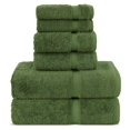 Luxury Spa and Hotel Quality Premium Turkish Cotton 6Piece Towel Set