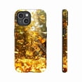thumbnail image 1 of Luxury Sparkling Gold Foil iPhone Case for Fashion Lovers & Holiday Shoppers, Durable Shockproof Slim Fit, Compatible with iPhone 11/12/13/14/15/16 (Pro Max/Plus), 1 of 9