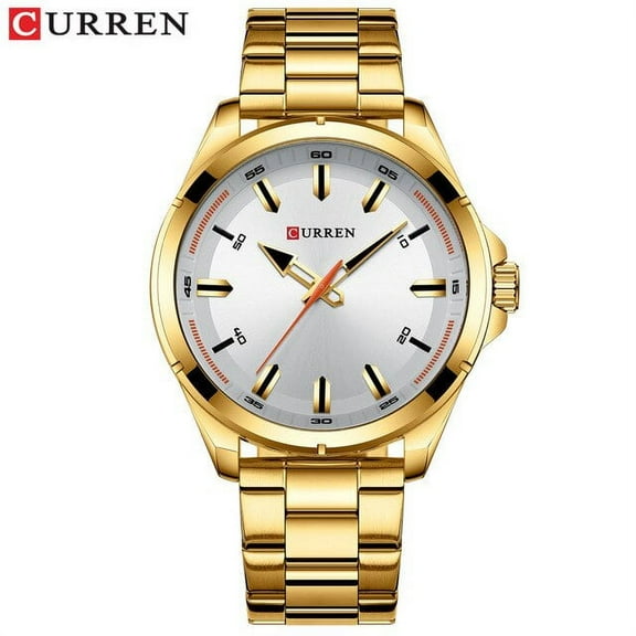 Luxury Stainless Steel Men's Quartz Watches Fashion Business Military Army Clock for Male Gold Black Man Watch Relogio Masculino