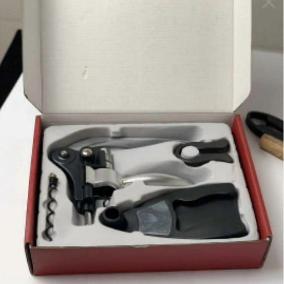 Luxury Stainless Steel Rabbit Head Wine Bottle Opener, Manual Corkscrew with Gift Box, Premium Wine Opener for Home and Bar