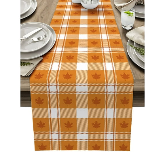 Luxury Table Runner Pink Plaid Love Birthday Party Hotel Dining Table Cotton And Linen Table Cloth