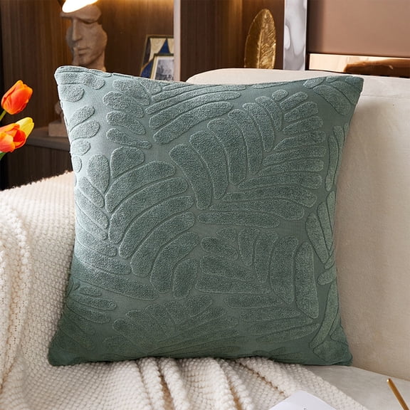 Luxury Texture Pillow with Hidden Zipper - Thick & Sturdy Decorative Throw Pillows, Elegant and Modern Design for Living Room, Bedroom, Home Decor, Machine Washable