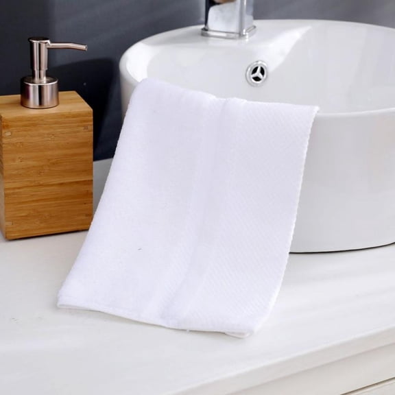 Luxury Thick Bath Towels 29.5" x 13.8" Premium Bath Sheet/Ultra Soft, Highly Absorbent Heavy Weight Combed Cotton (White)