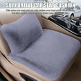 thumbnail image 1 of Luxury Thickened Plush Car Seat Cushion Set Washable Non-Fading Soft Fluffy Protector Winter Warm Front Back Seat Covers, 1 of 7