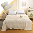 thumbnail image 1 of Luxury Throw Blanket for Bedding Sets, Ultra Soft Velvet Comforter Set, Lightweight & Oversized Bedspread Coverlet for All Season, Navy Blue, 78.7"x59", 1 of 6