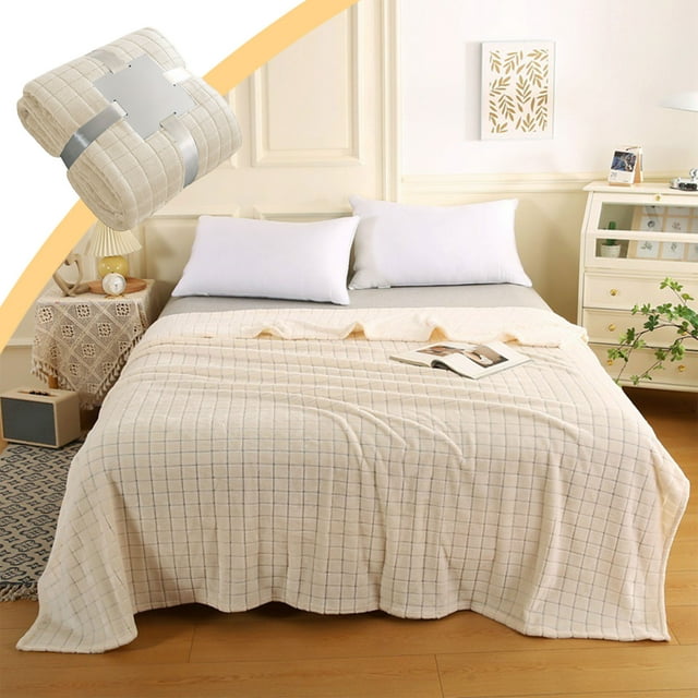 Luxury Throw Blanket for Bedding Sets, Ultra Soft Velvet Comforter Set, Lightweight & Oversized Bedspread Coverlet for All Season, Navy Blue, 78.7"x59"