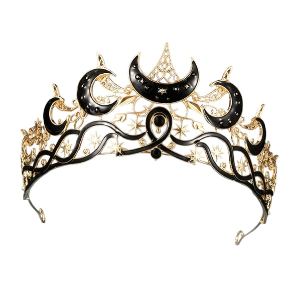 Luxury Tiaras Hairband Wedding Crowns Rhinestones Headpiece For Women Punk Party Cosplay Costume Bride Accessories
