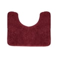 thumbnail image 1 of Luxury Toilet Rugs U Shaped Washable Bath Rugs for Bathroom Non Slip Extra Soft and Absorbent Microfiber Bath Mat Plush Comfortable Contour Bath Rugs for Toilet Base, 20"x20", 1 of 6