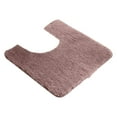thumbnail image 1 of Luxury Toilet Rugs U Shaped Washable Bath Rugs for Bathroom Non Slip Extra Soft and Absorbent Microfiber Bath Mat Plush Comfortable Contour Bath Rugs for Toilet Base, 1 of 5