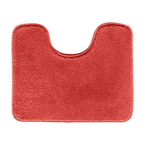 Luxury Toilet Rugs U Shaped Washable Bath Rugs For Bathroom Non Sliping Extra Soft And Absorbent Microfiber Bath Mat Plush Comfortable Contours Bath Rugs