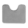 thumbnail image 1 of Luxury Toilet Rugs U Shaped Washable Bath Rugs For Bathroom Non Sliping Extra Soft And Absorbent Microfiber Bath Mat Plush Comfortable Contours Bath Rugs, 1 of 2