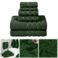 thumbnail image 1 of Luxury Towel Set, 2 Hand Towel, 600 GSM 100% Cotton Towels for Bathroom, Green Towel Sets, 1 of 8